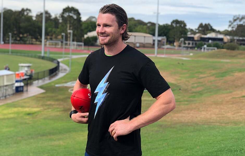 2019_02_06_Danger_HERO.jpg Patrick Dangerfield will captain the Bolts in AFLX - Geelong Cats,Patrick Dangerfield,Mark Blicavs,Tom Hawkins,Tim Kelly